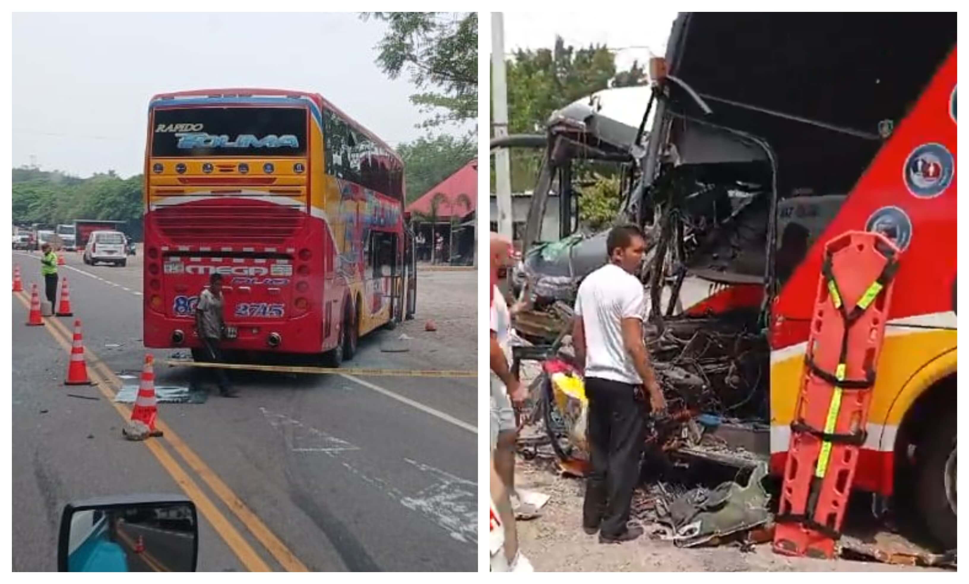 Video Fatal Accidente De Dos Buses En La Dorada Caldas Deja Un Muerto